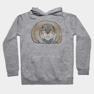 Round Pallas Cat Hoodie